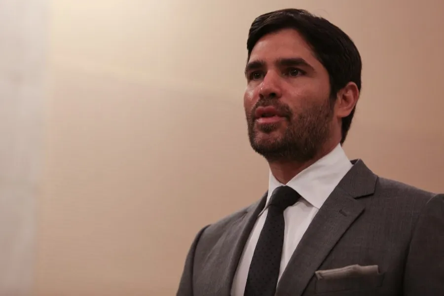 Actor Eduardo Verastegui presents the film "Little Boy" at the Vatican Film Library on April 14, 2016.?w=200&h=150